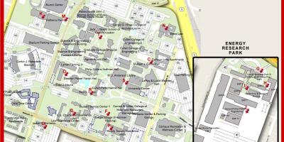 Peta dari university of Houston